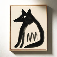 Midnight Fox Speaks Ancient Signs