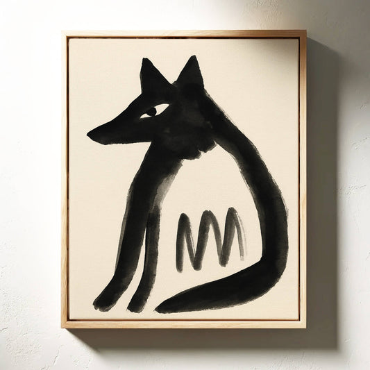 Midnight Fox Speaks Ancient Signs