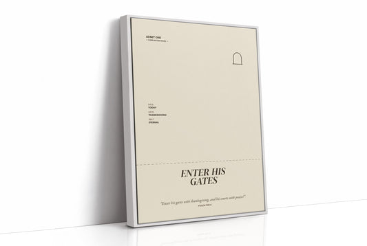 Enter His Gates