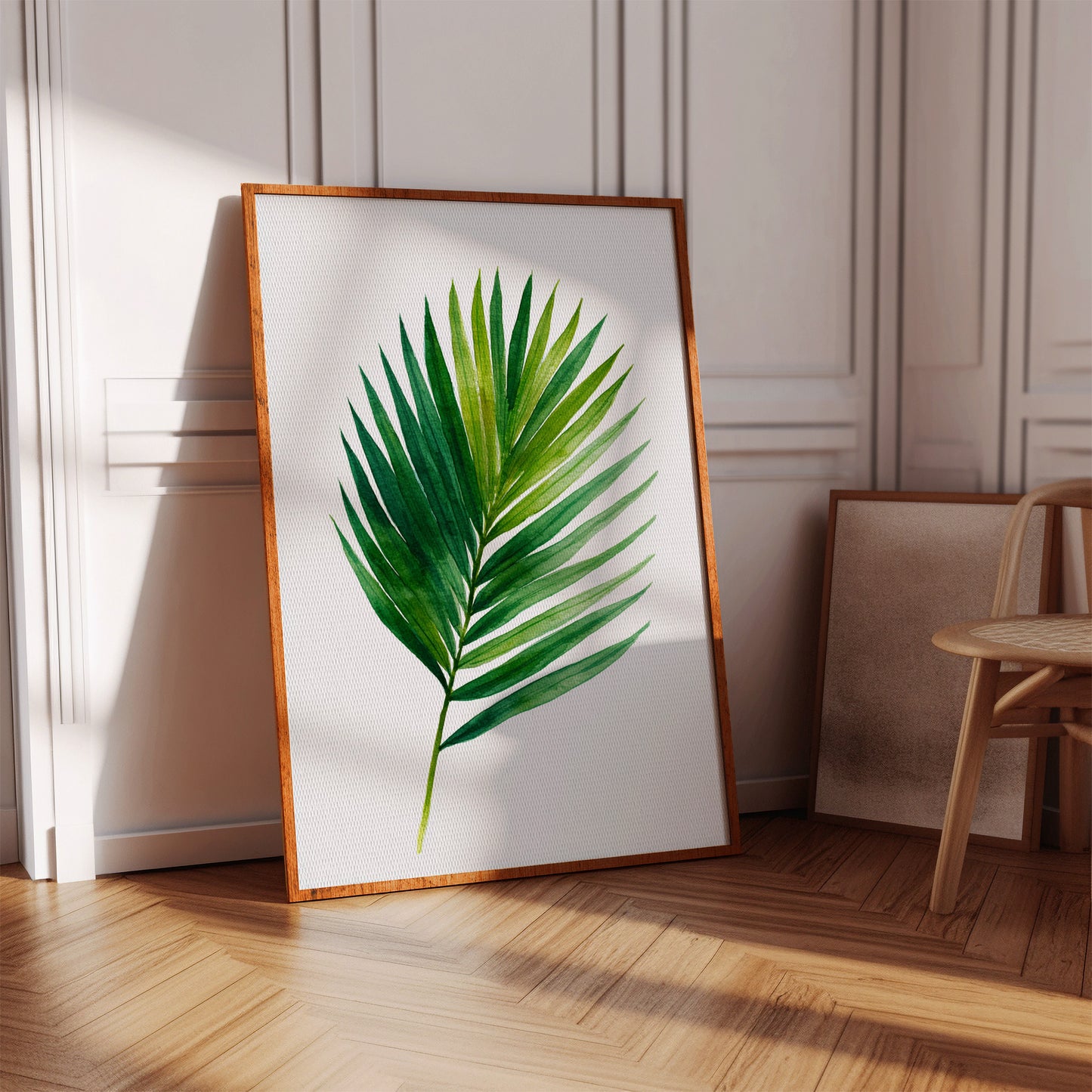 Emerald Fronds in Gentle Breeze