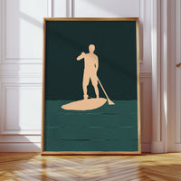 Paddle Through Evening's Gentle Lines