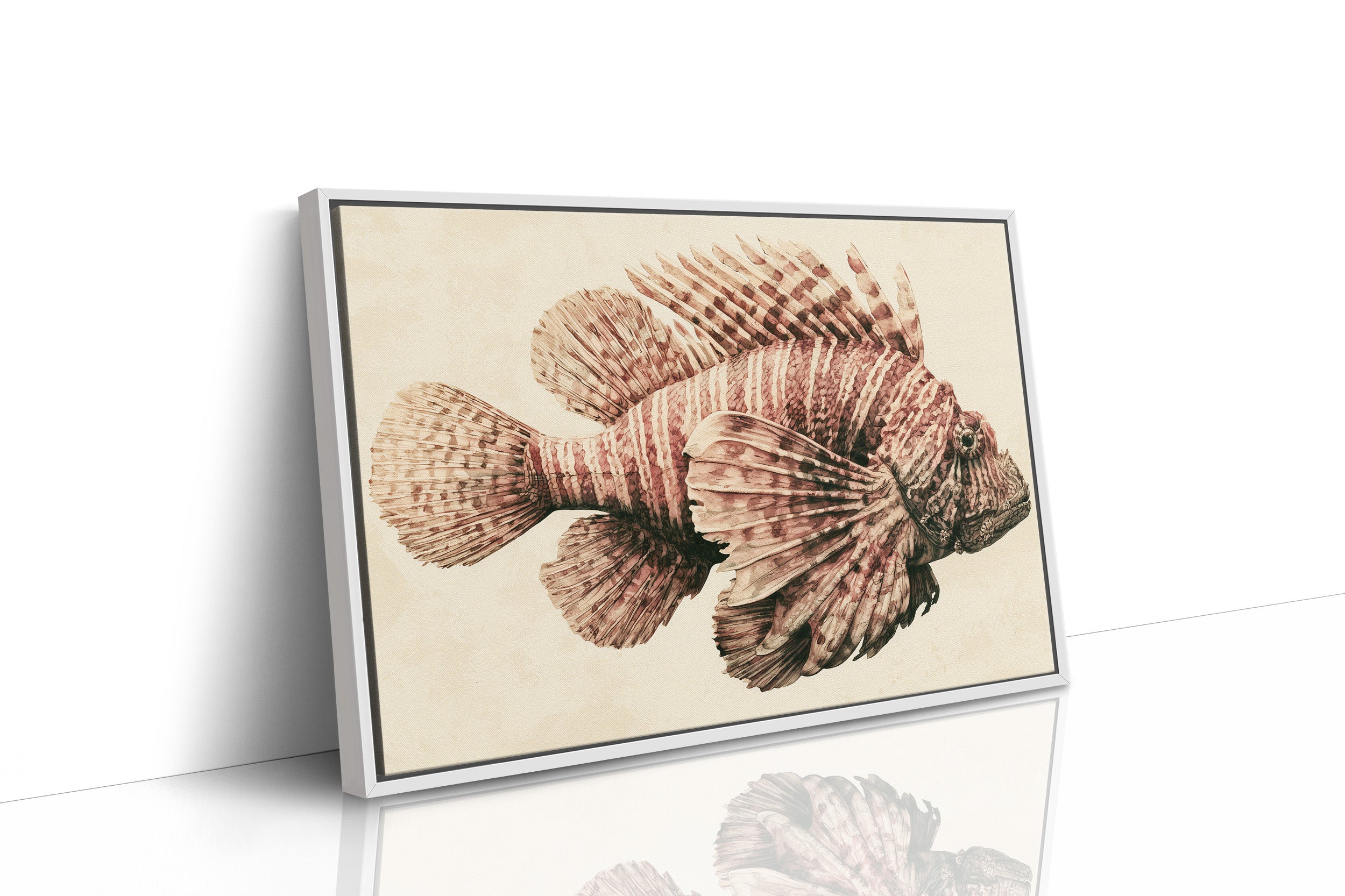 Lionfish in Antique Sepia