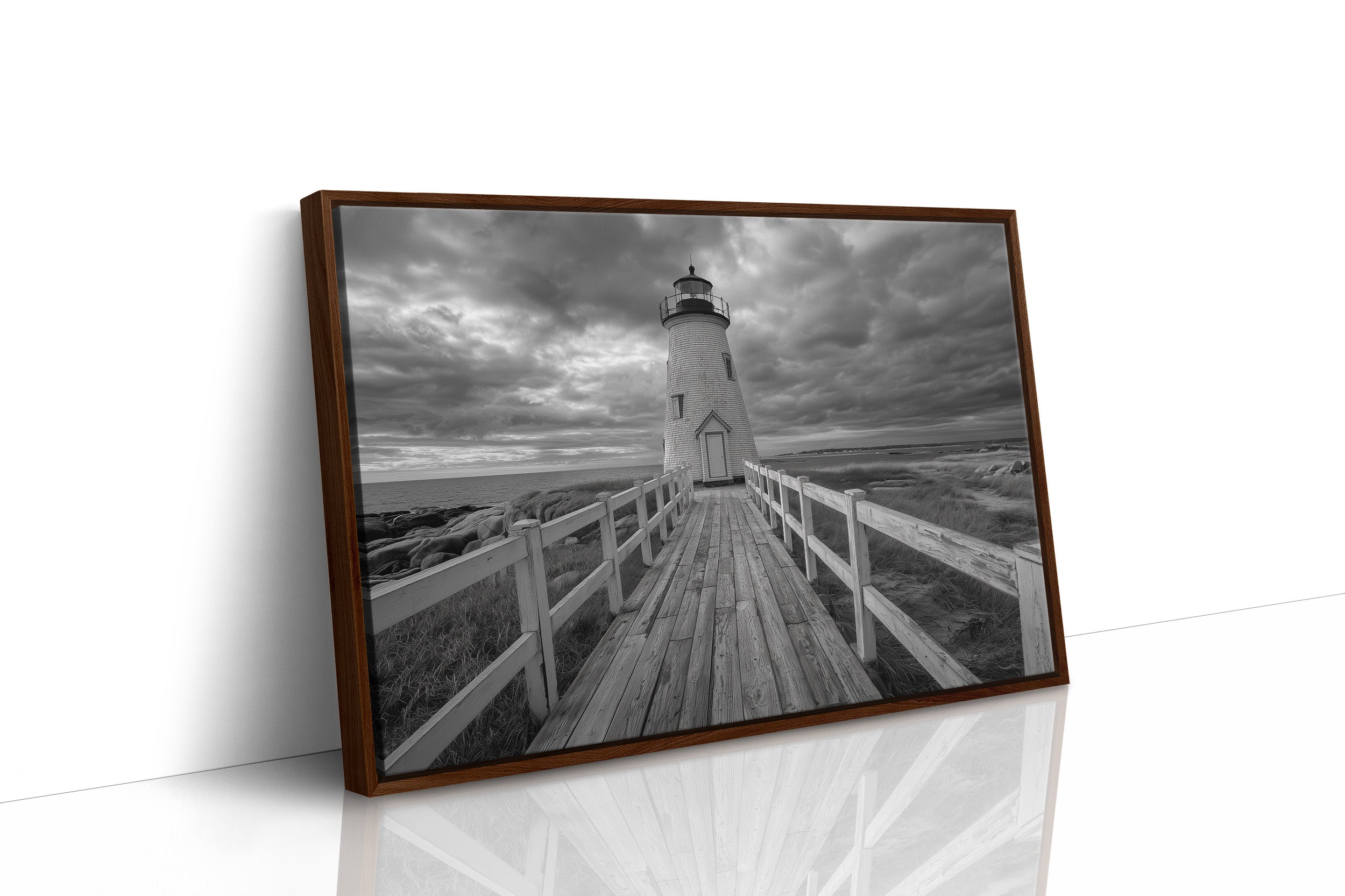 Wooden Path To Coastal Sentinel