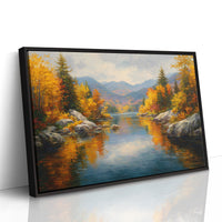 Mountain Lake Mirrors October's Glory