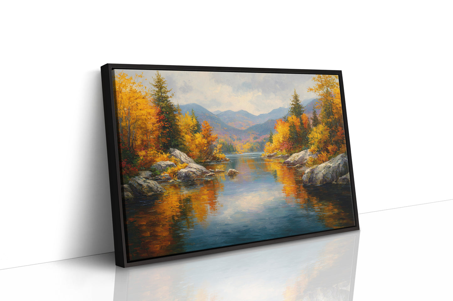 Mountain Lake Mirrors October's Glory