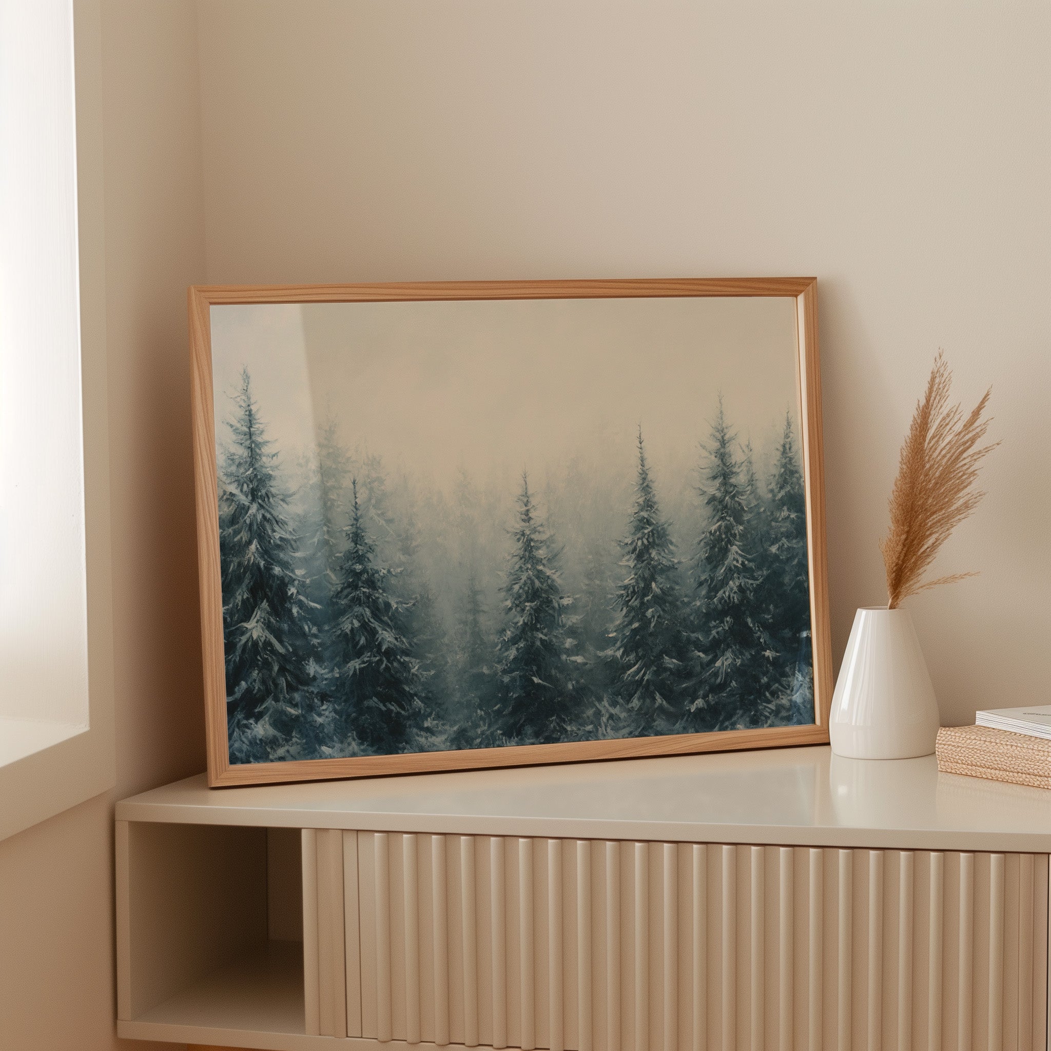 Winter Pines Hold Morning Secrets