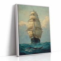 Tall Ship Meets Ocean Giant