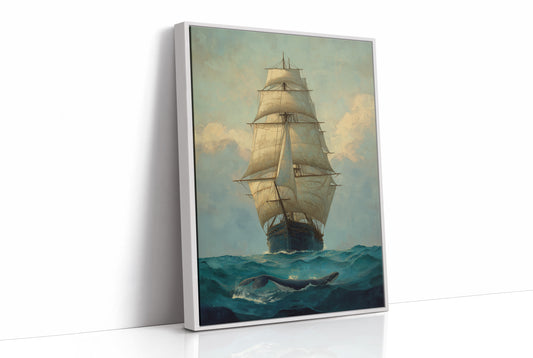 Tall Ship Meets Ocean Giant