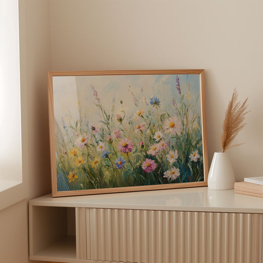 Summer Daisies Dance In Light