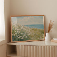 Coastal Poppies Dance With Waves