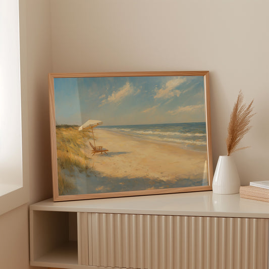 Summer Waits On Golden Sand