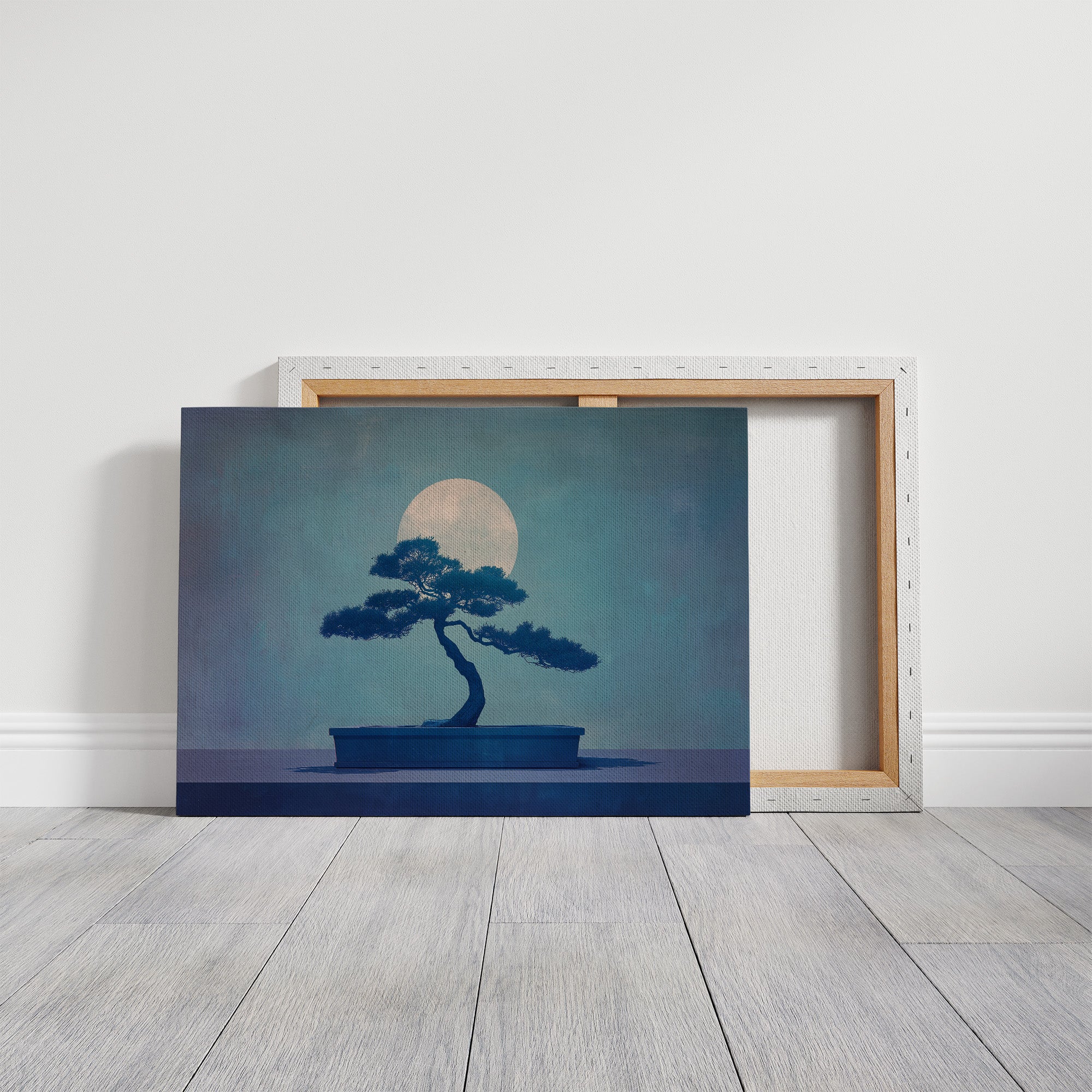 Moonlit Bonsai Whispers Eternal Patience