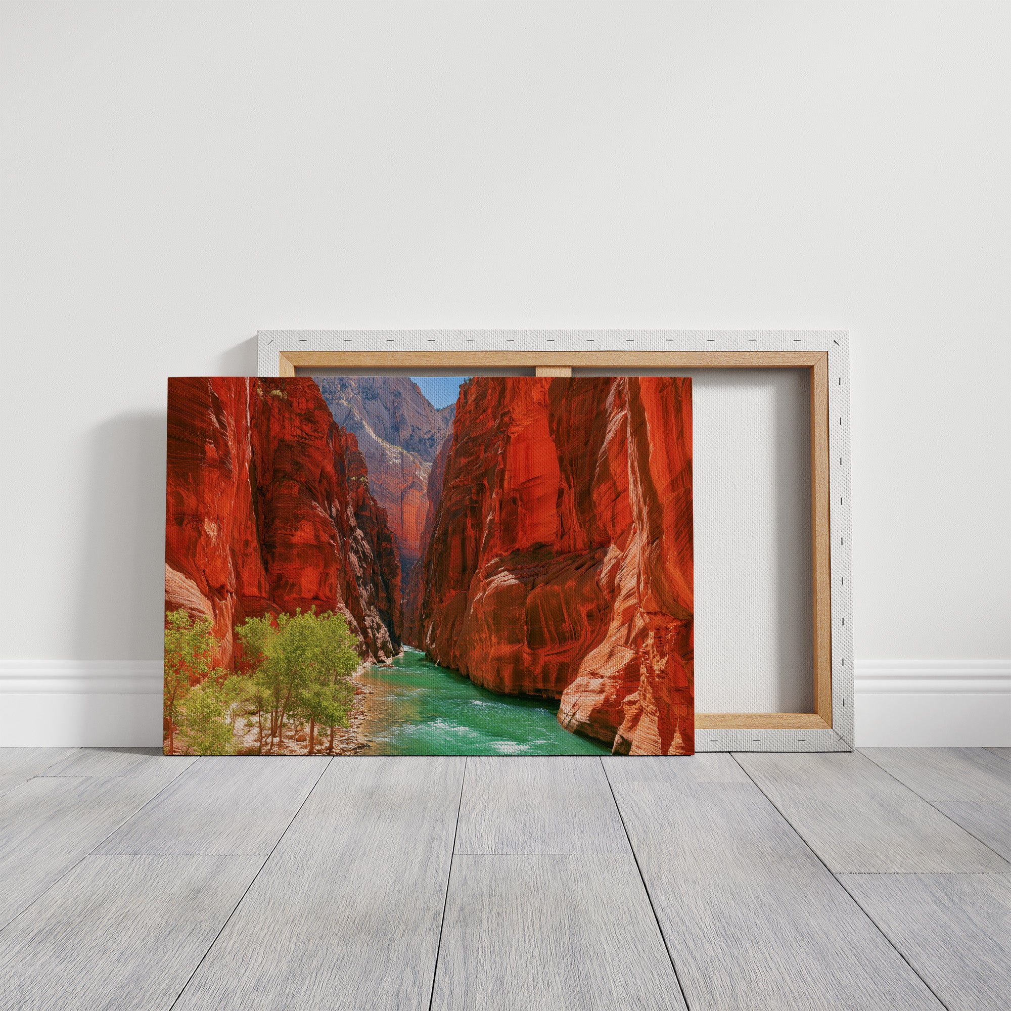 Emerald River Through Red Rock