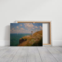 Seaside Reverie on Golden Cliffs