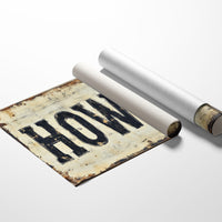 Rustic “Howdy” Western Wall Art