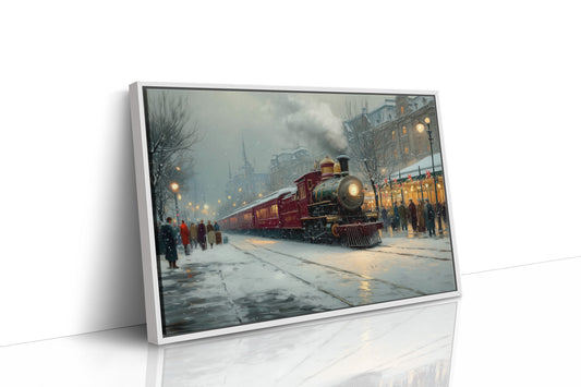 Winter Steam Meets City Lights