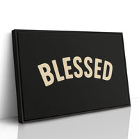Blessed Minimalist Arch Text Print