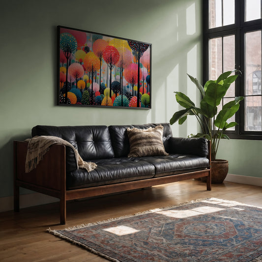 Candy Forest Dreams At Dawn