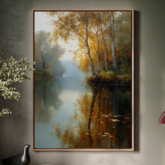 Autumn Reflections on Tranquil Waters
