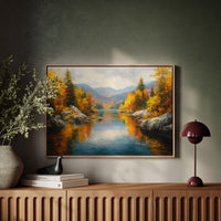 Mountain Lake Mirrors October's Glory