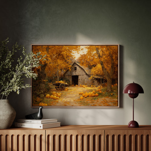Harvest Gold Beneath Amber Canopy