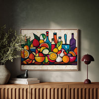 Citrus Symphony On Kitchen Counter