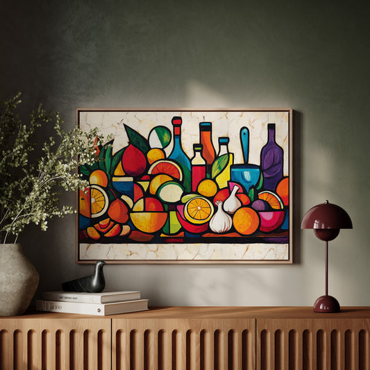 Citrus Symphony On Kitchen Counter