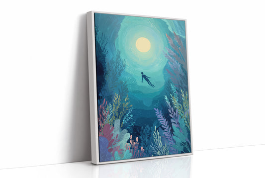 Moonlit Depths Beckon Silently