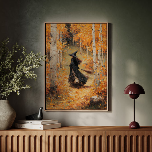 Through Golden Leaves She Dances