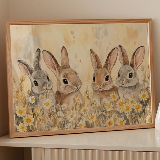 Cottontails Share Summer Daisy Tales