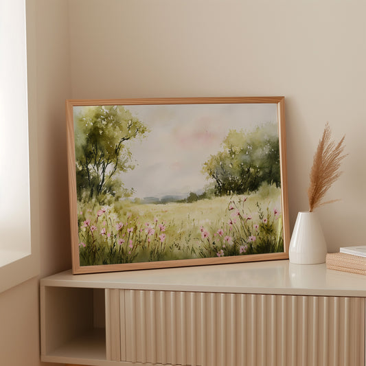 Summer Meadow Holds Pink Secrets