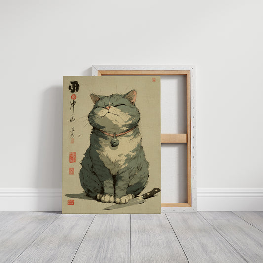 Smiling Cat Guards The Spirits Bar