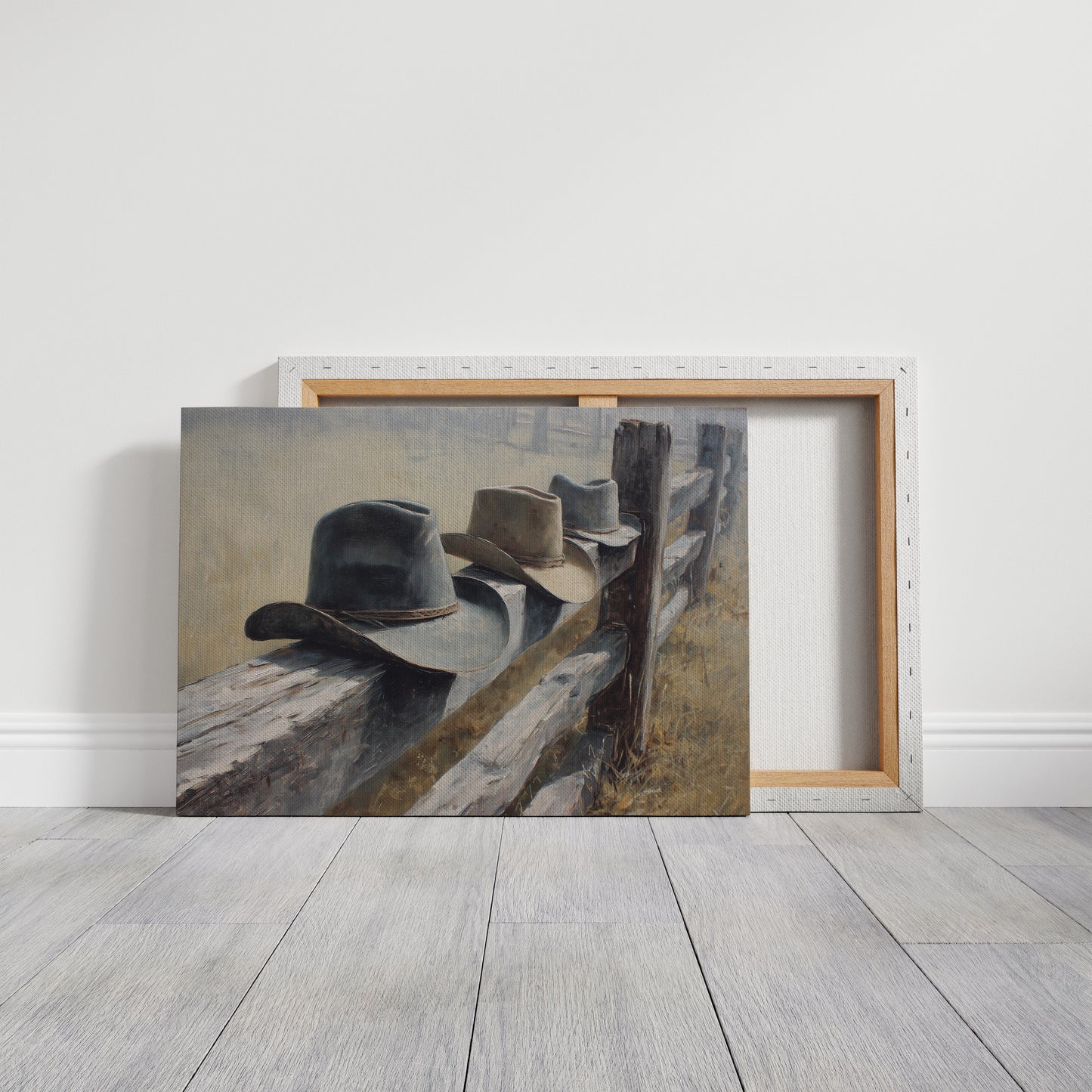 Weathered Legacy: Cowboy Hats at Rest