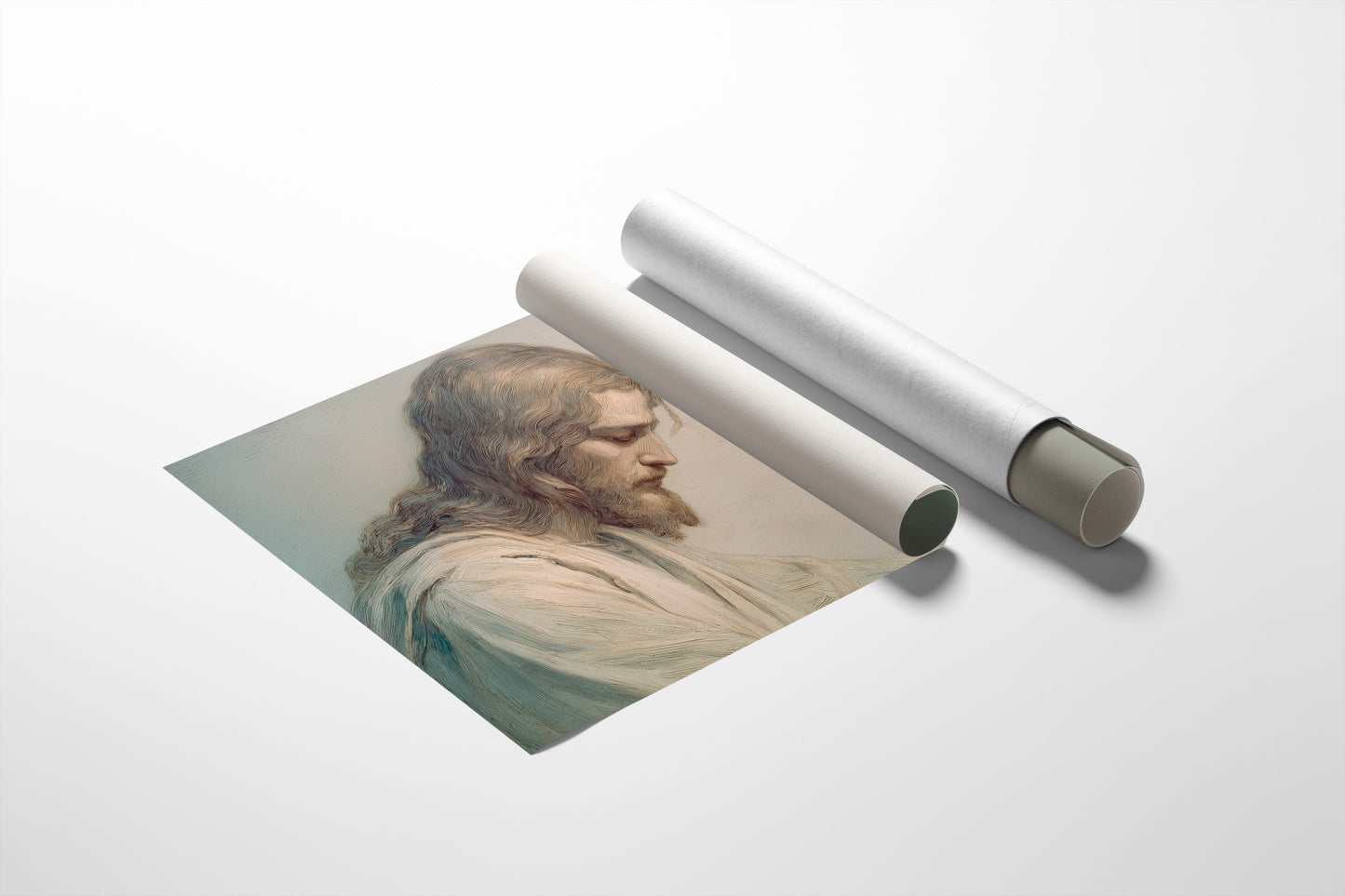 Quiet Portrait Among Beloved Pages