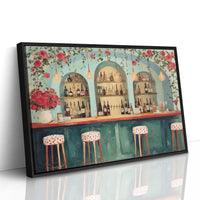 Roses Over the Midnight Bar