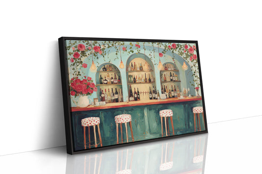 Roses Over the Midnight Bar