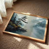 Lone Pine Guards Misty Waters