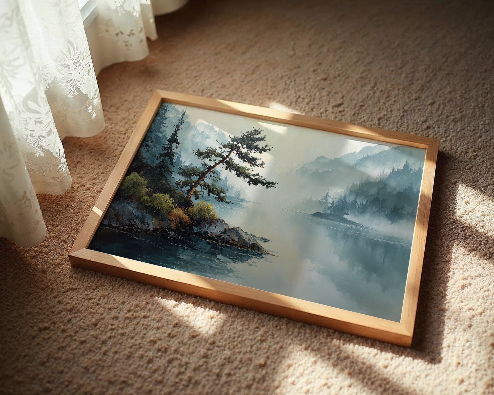 Lone Pine Guards Misty Waters