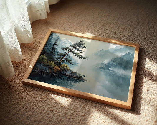 Lone Pine Guards Misty Waters