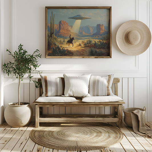 Cosmic Cowboys Meet Desert Light