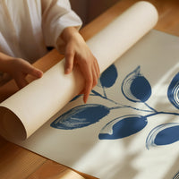 Blue Leaves Dance In Morning Light