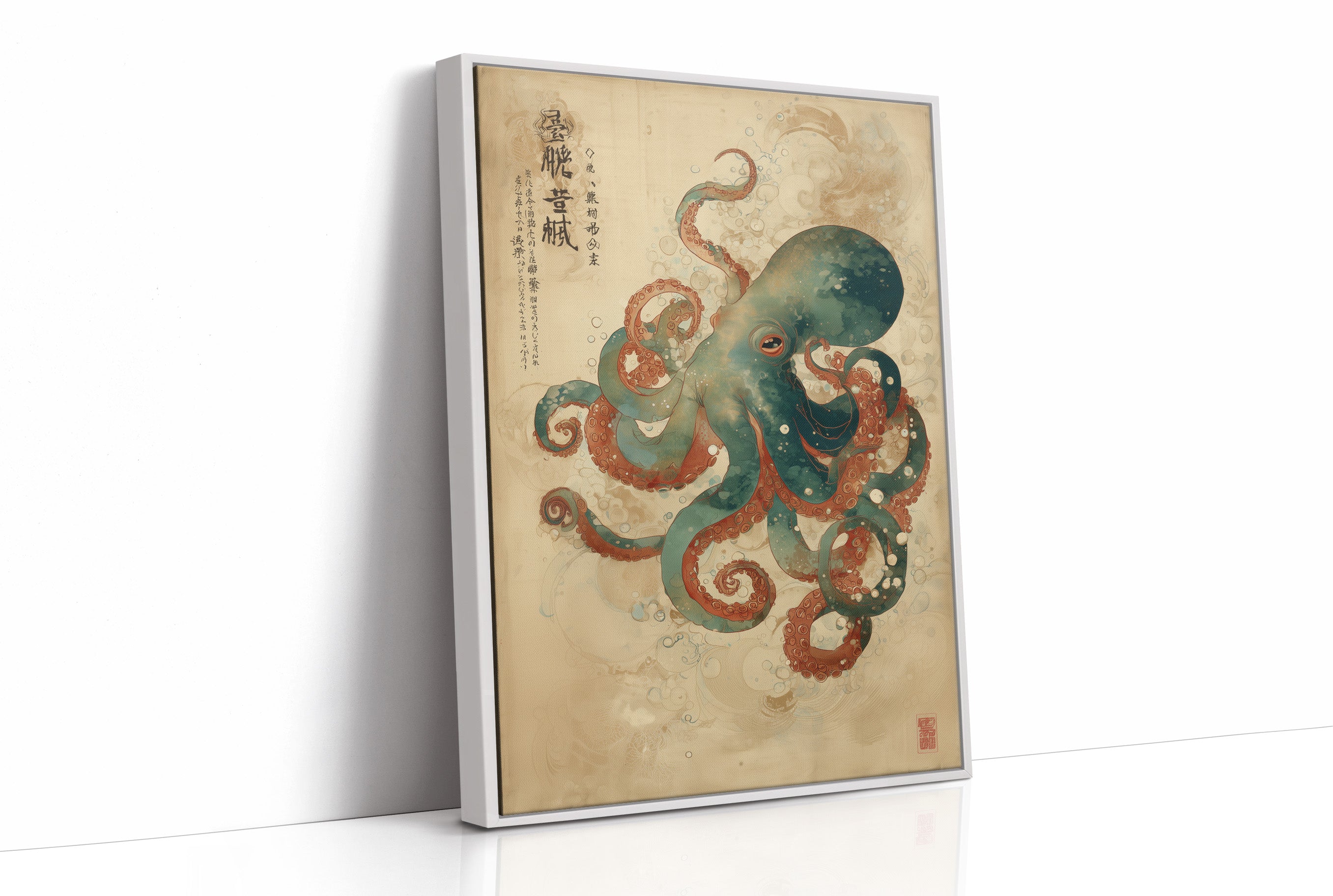 Emerald Tentacles Embrace Ancient Scrolls