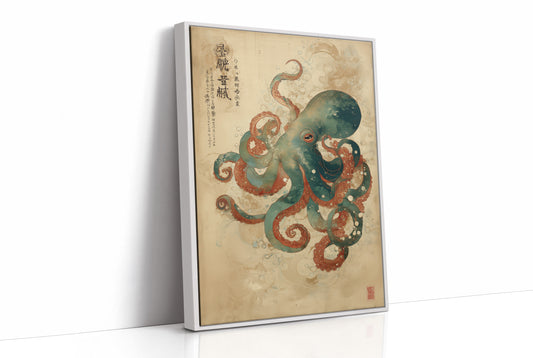 Emerald Tentacles Embrace Ancient Scrolls