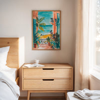 Balcony Echoes of Sunlit Shores