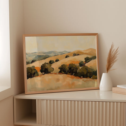 Golden Hills Carry Summer's Memory