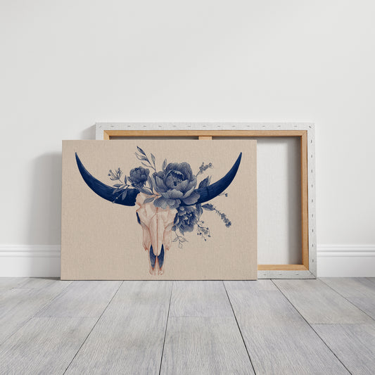 Indigo Blooms Upon Desert Remains