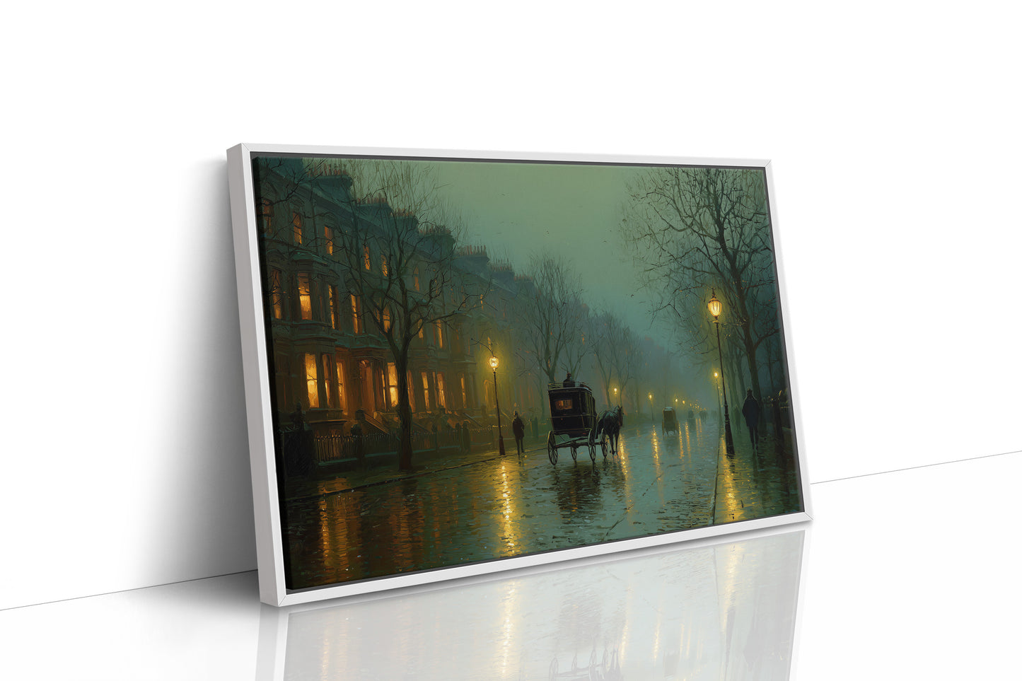 Foggy Streets Await Midnight Carriage