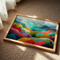 Rolling Hills Paint Summer's Rainbow Song