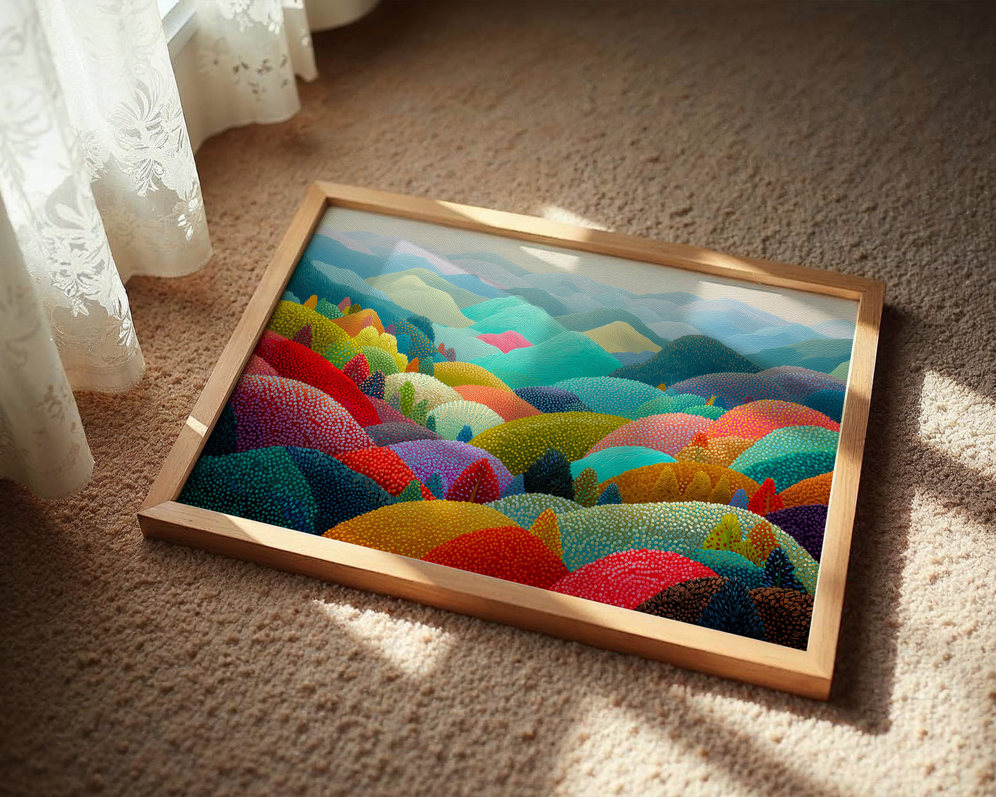 Rolling Hills Paint Summer's Rainbow Song