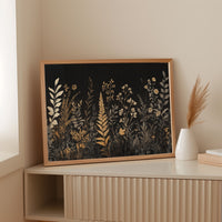 Midnight Garden Wears Golden Crown